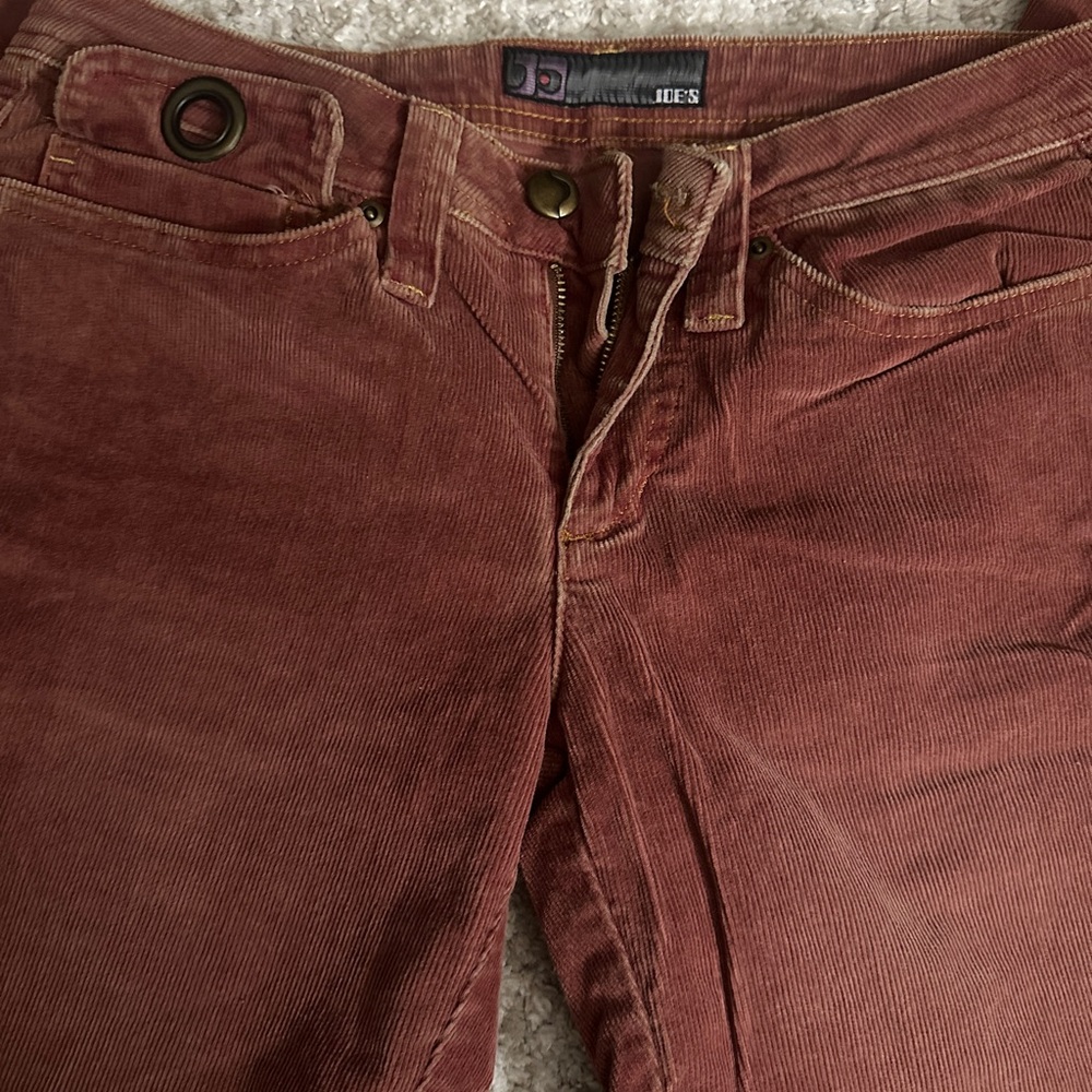 Joe's Jeans Copper Corduroy Flare Pants - Picture 3 of 5